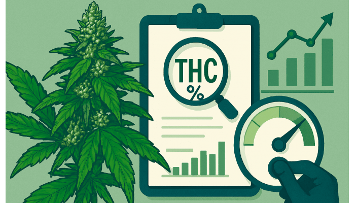 Is it possible to control the THC percentage in a grow?