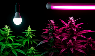 How lamp color affects growth and flowering
