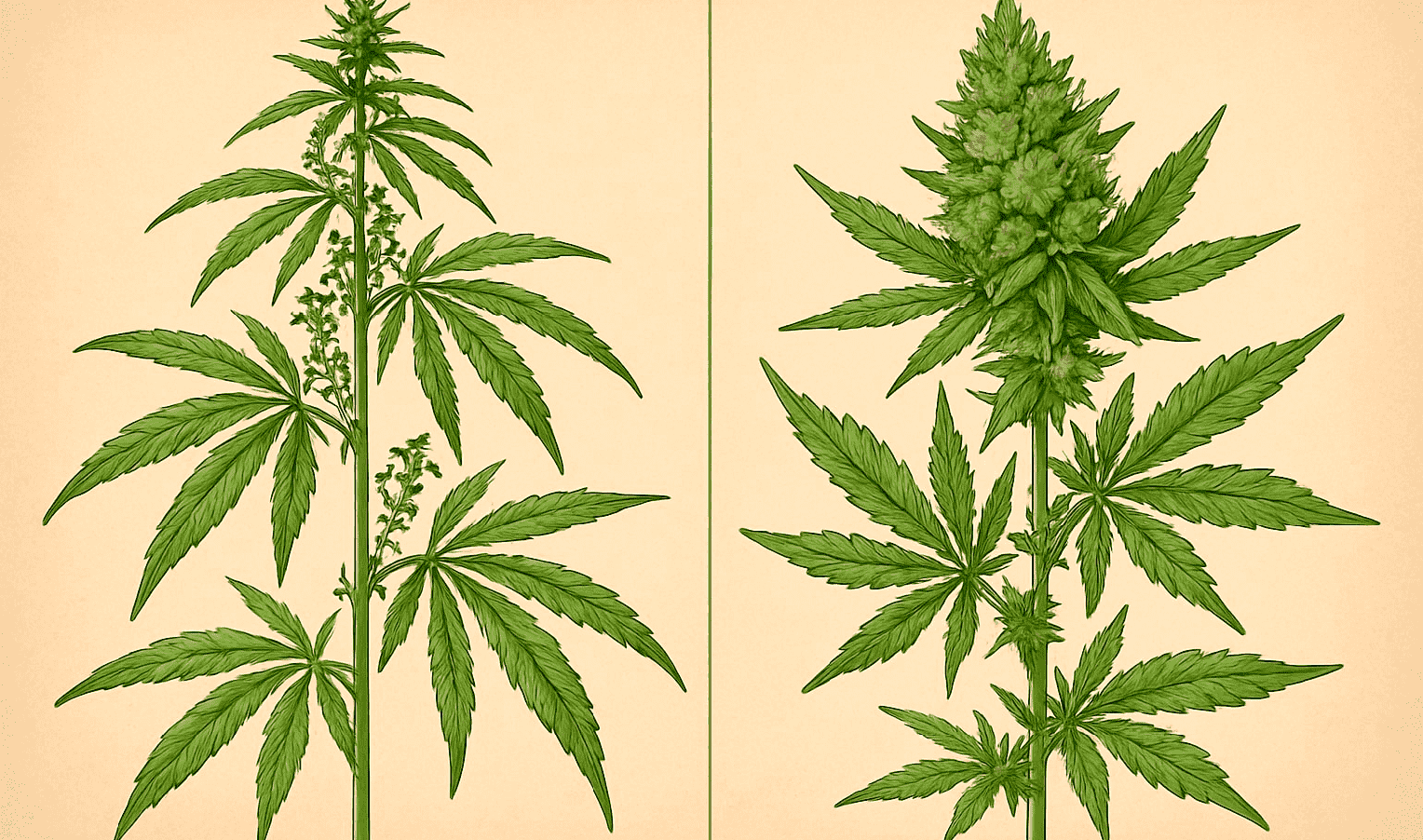 The difference between industrial hemp and marijuana