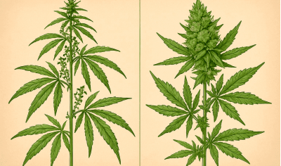 The difference between industrial hemp and marijuana