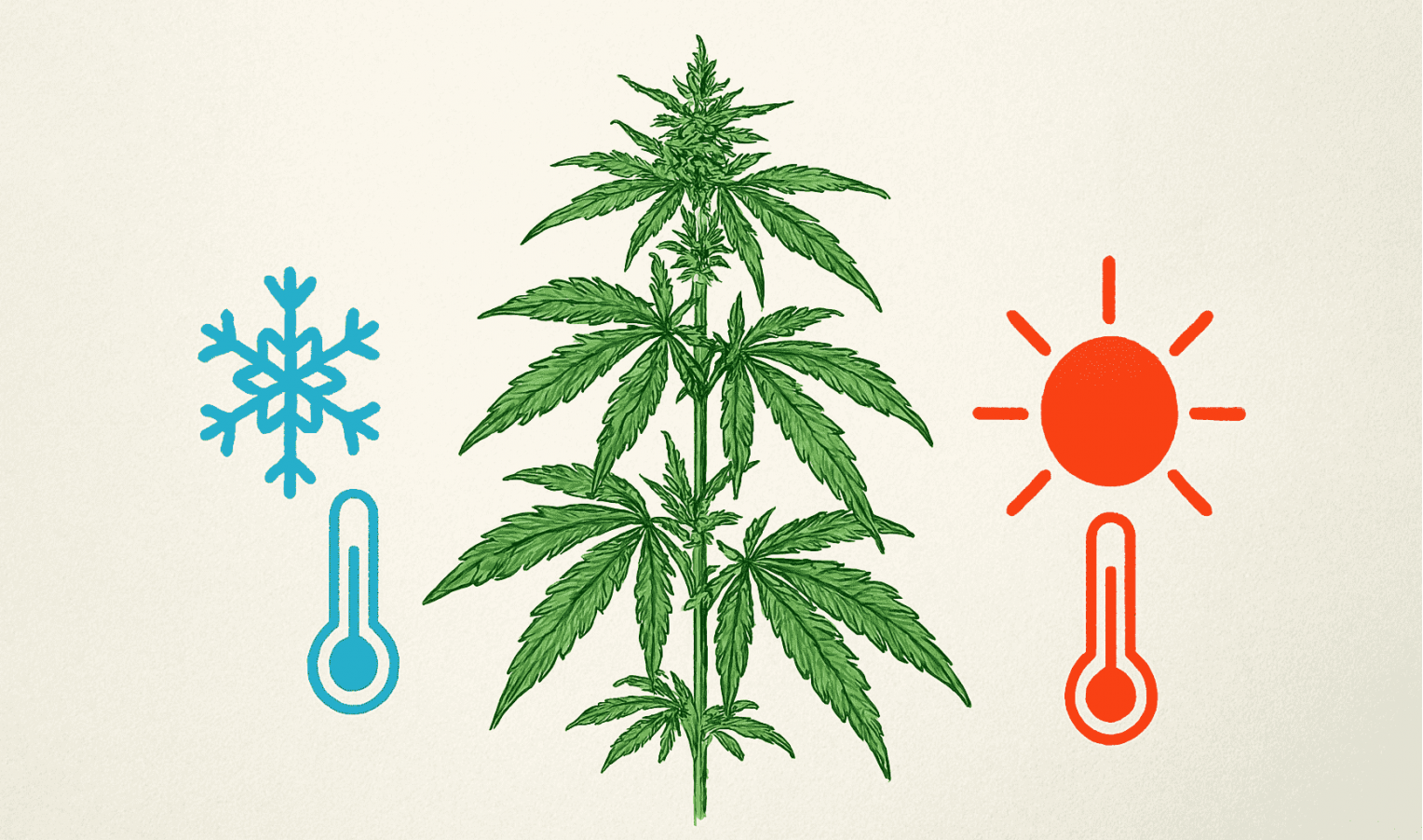 Cannabis biology: temperature limits for growth