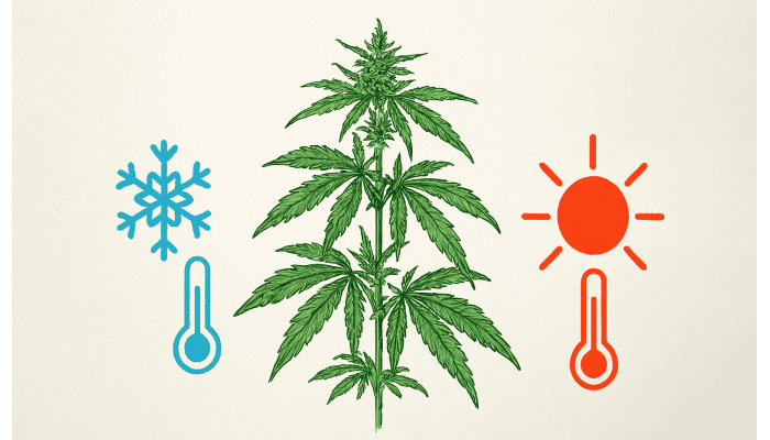 Cannabis biology: temperature limits for growth