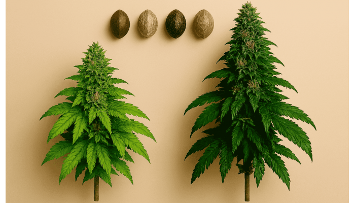 Cannabis phenotypes: why two identical seeds produce different plants