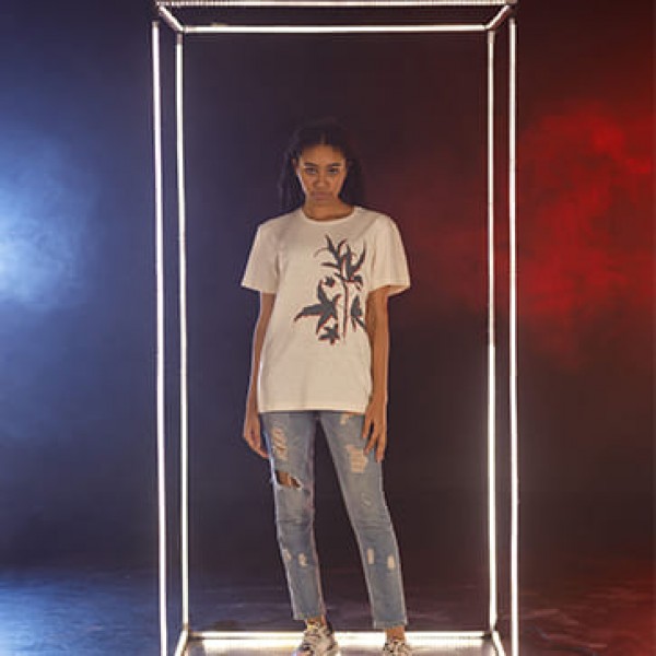 T-shirt Canna Guardian Grey Weed