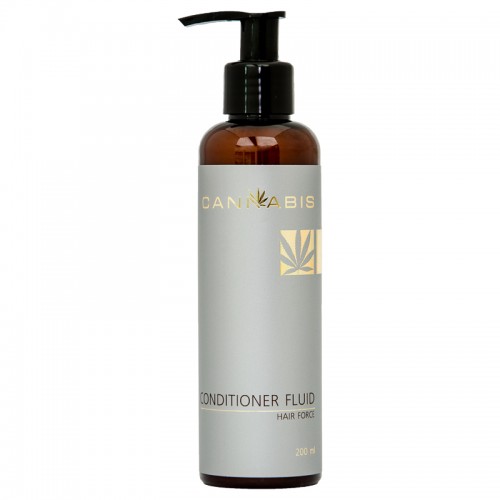 Conditioner-fluid restoring the structure of the hair along the entire length