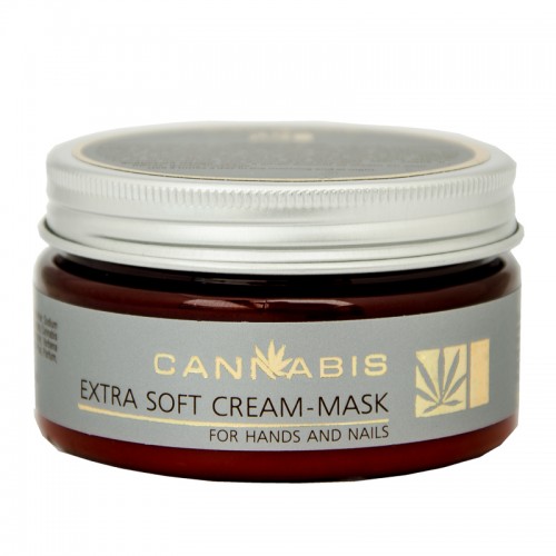 Regenerating cream-mask for hands and nails with cannabis extract