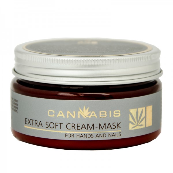 Regenerating cream-mask for hands and nails with cannabis extract