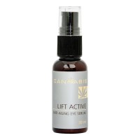 Крем-сироватка від набряків та пігментації навколо очей з екстрактом канабісу