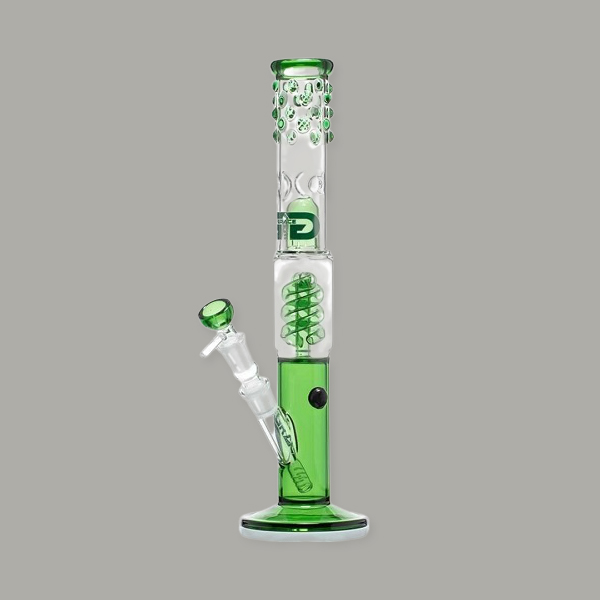 Бонг Grace Glass Green Cane Spiral v4 M