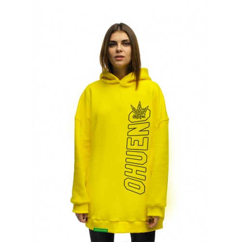 Худи жёлтый (оверсайз)