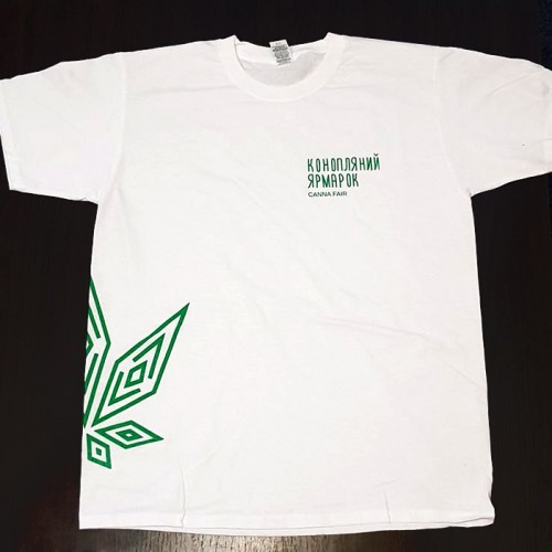 T-shirt CannaFair "Hemp Fair" white