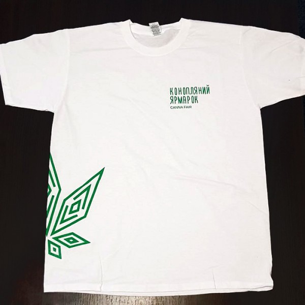 T-shirt CannaFair "Hemp Fair" white