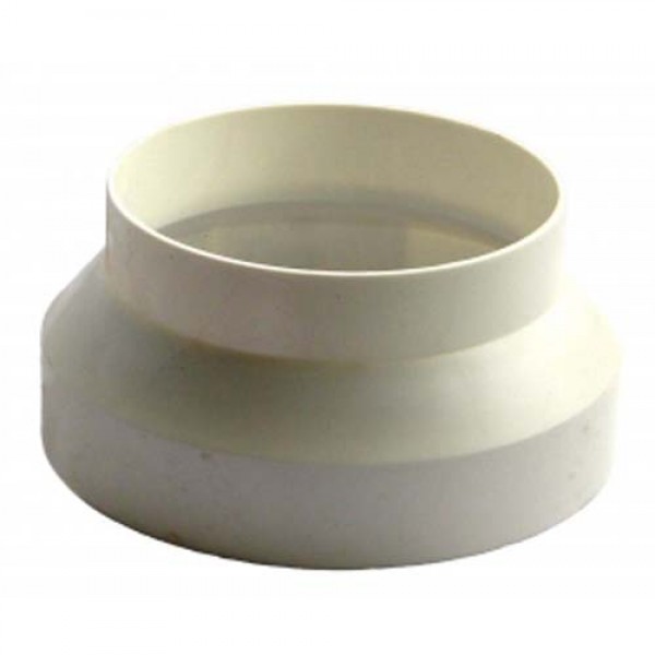 Plastic adapter from 100 to 125 mm
