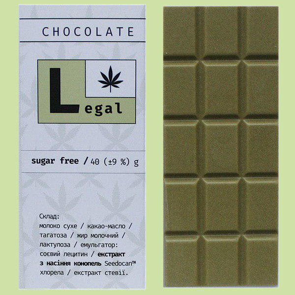Lacilact chocolate with cannabis seed extract