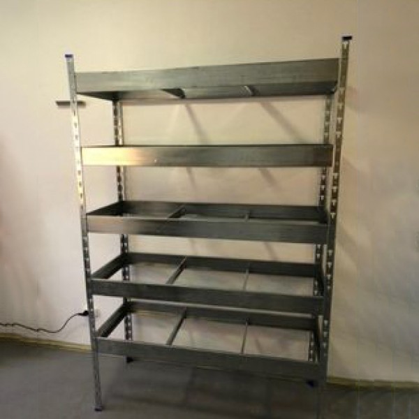 Rack base for hydroponics, microgreens, whitgrass