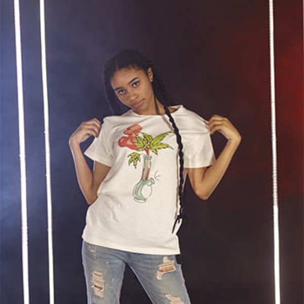 T-shirt Canna Guardian Smoke Weed Green Bong